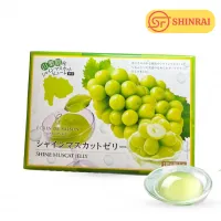 Thạch Nho Xanh Shine Muscat - Hộp 6 cái | Quà tặng Nhật Bản cao cấp